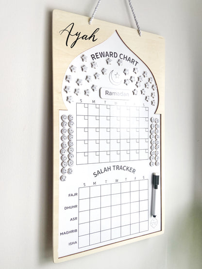 Magnetic Salat Tracker & Good Deed Reward Chart