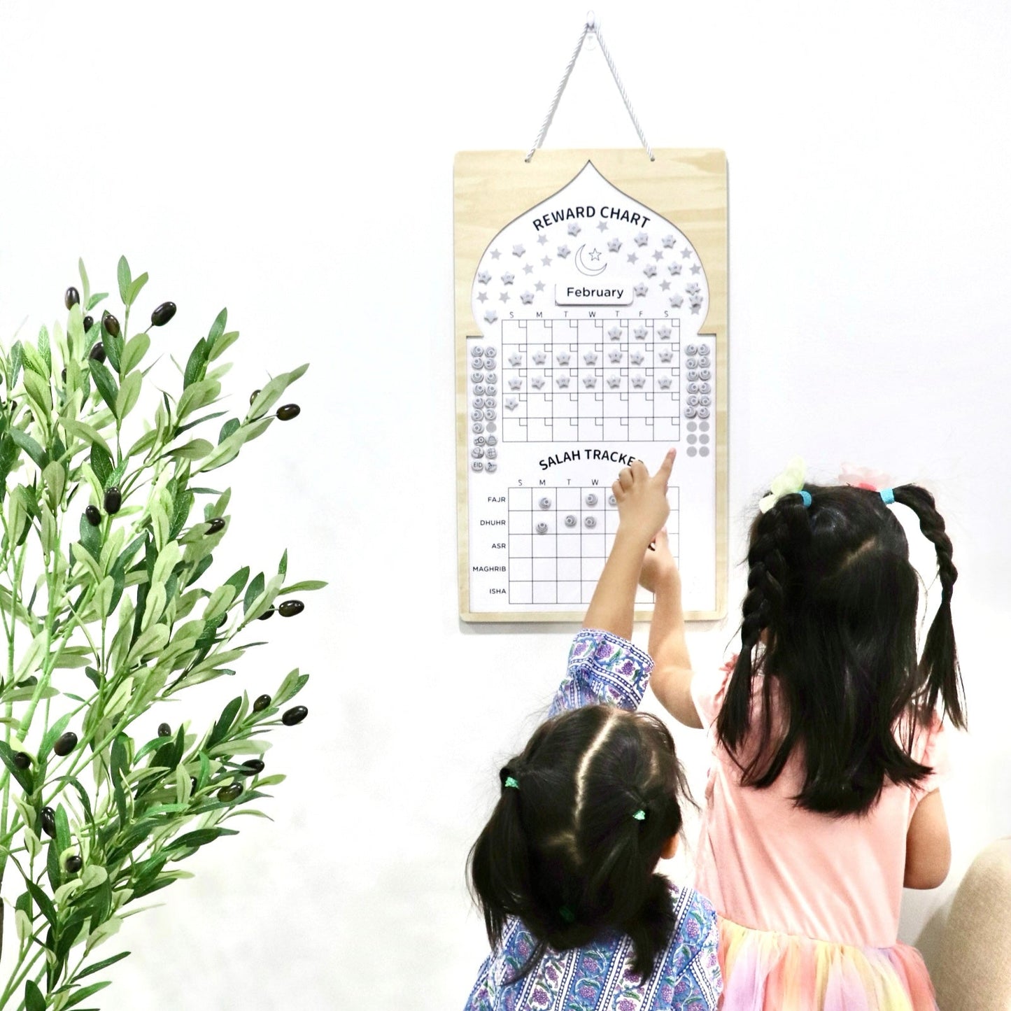 Magnetic Salat Tracker & Good Deed Reward Chart