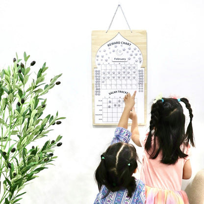 Magnetic Salat Tracker & Good Deed Reward Chart