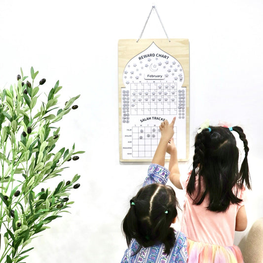 Magnetic Salat Tracker & Good Deed Reward Chart