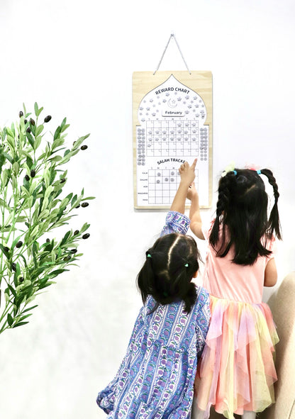 Magnetic Salat Tracker & Good Deed Reward Chart