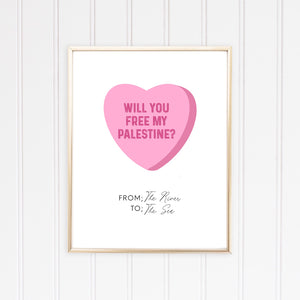 Will you free my Palestine? Digital Art Download