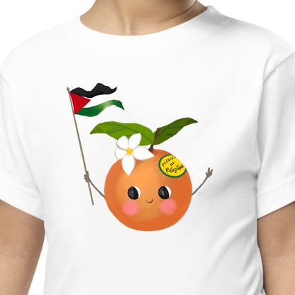 Children Yaffa Oranges Tshirt & Orange Pouch Set