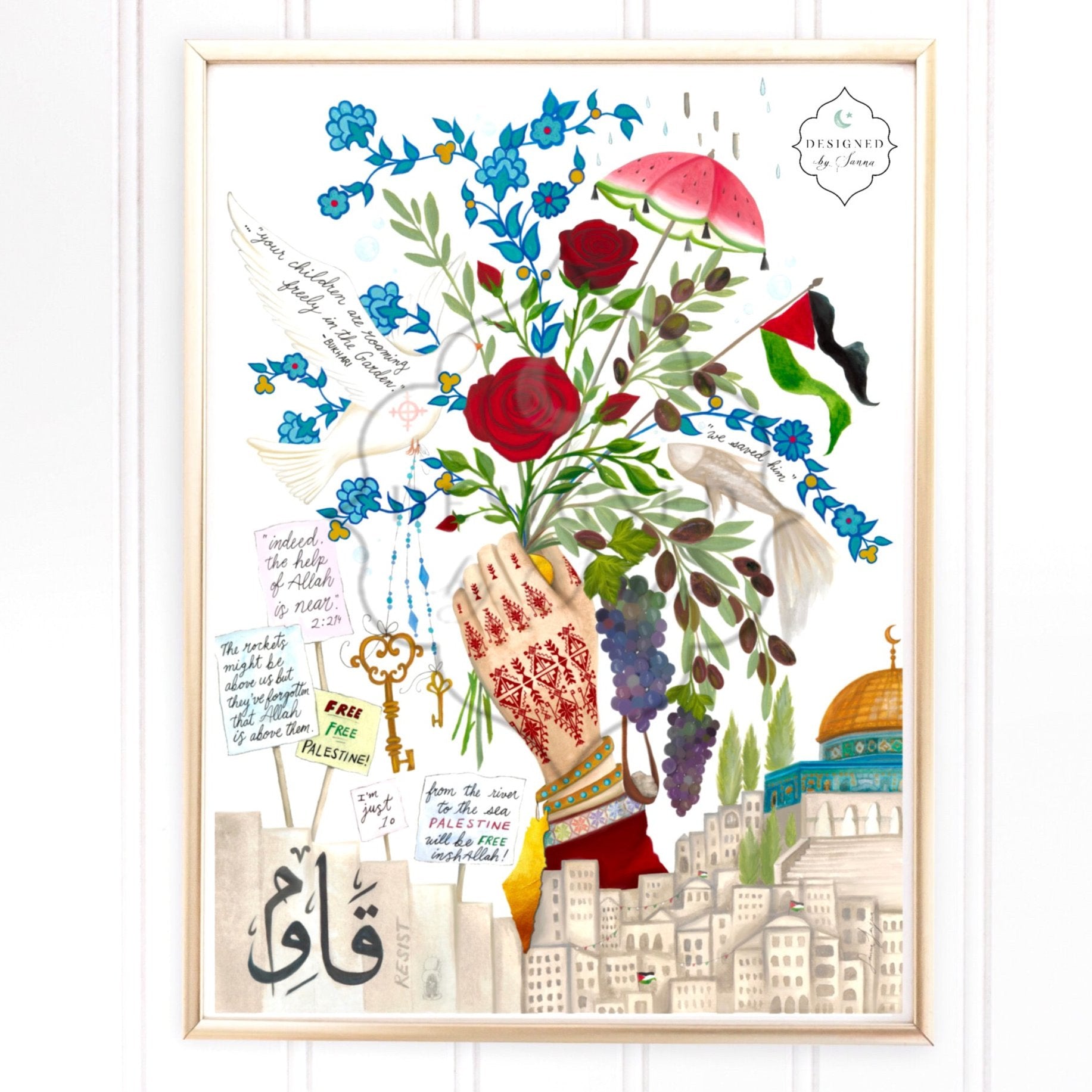 Piece de Resistance | Poster | 100% of proceeds for Gaza emergency aid