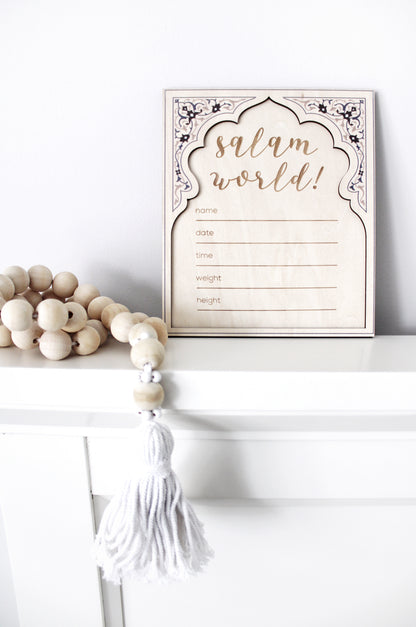 Honoured Women Inspirational Quote Wooden Art Frame