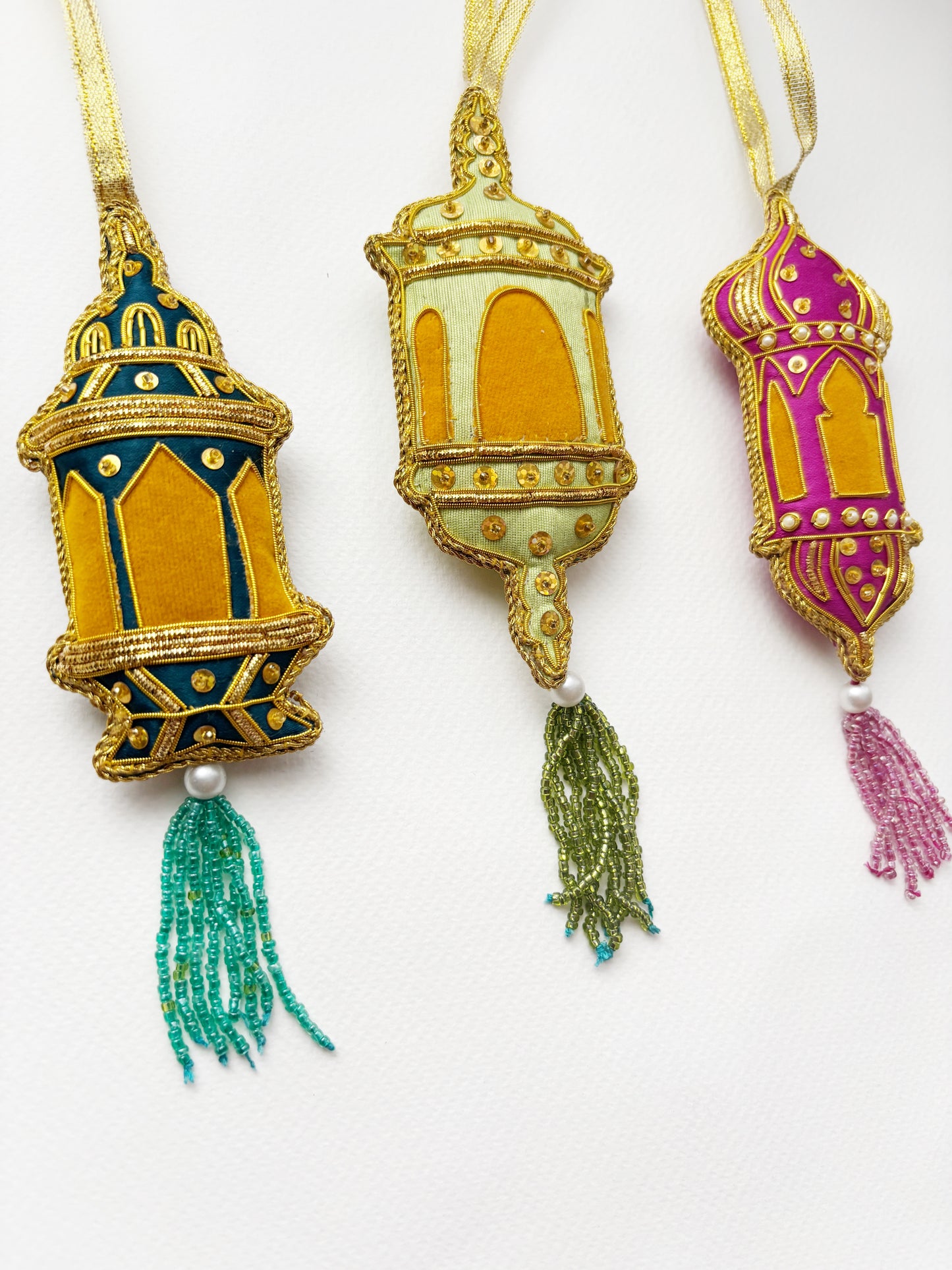 Bejewelled Lantern Heirloom Garland Ornaments