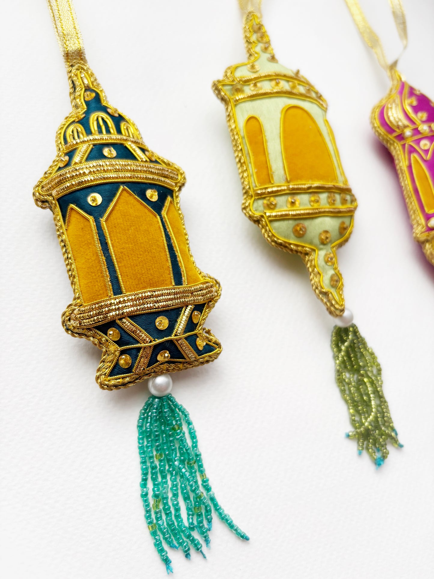 Bejewelled Lantern Heirloom Garland Ornaments