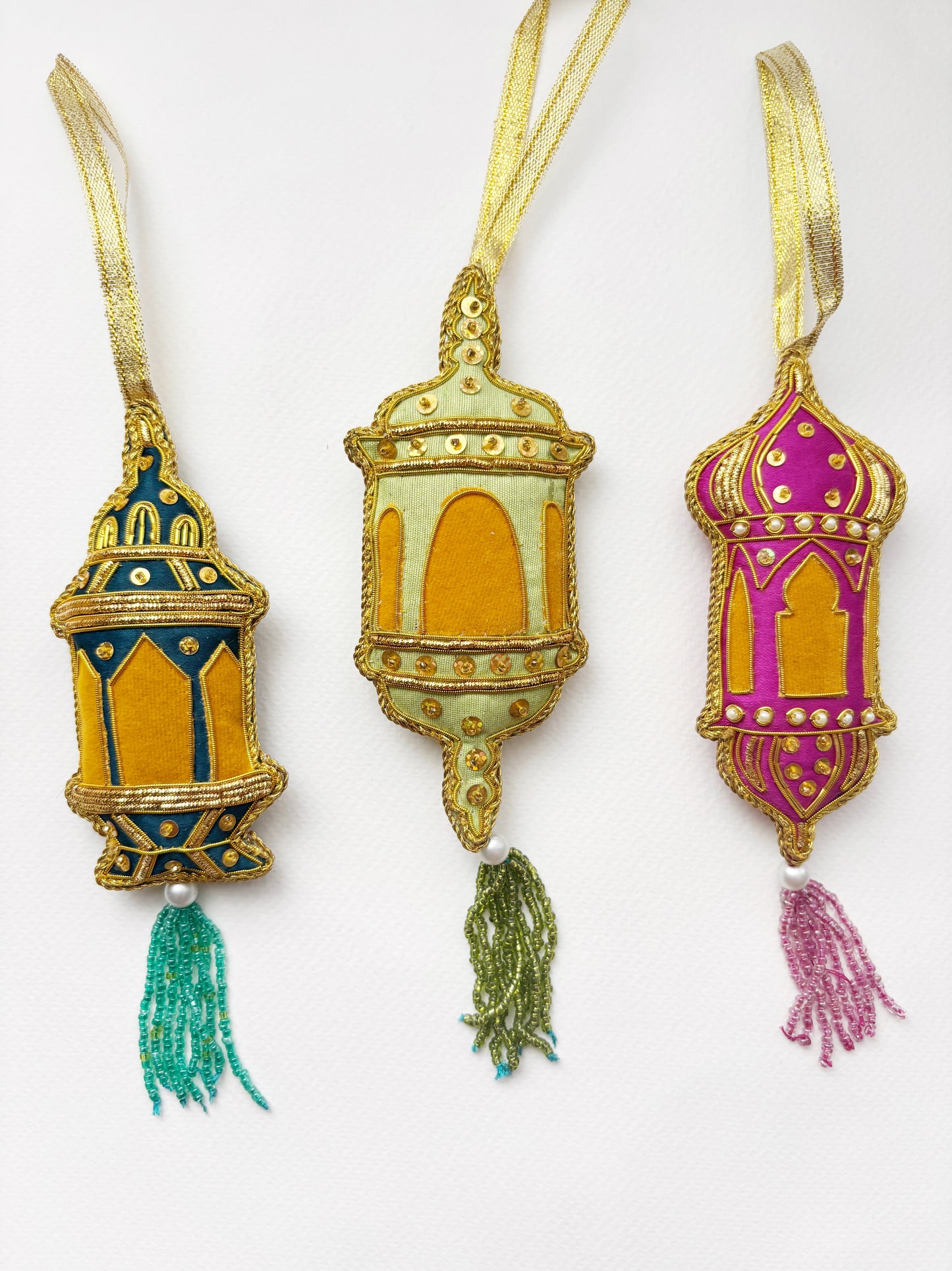 Bejewelled Lantern Heirloom Garland Ornaments