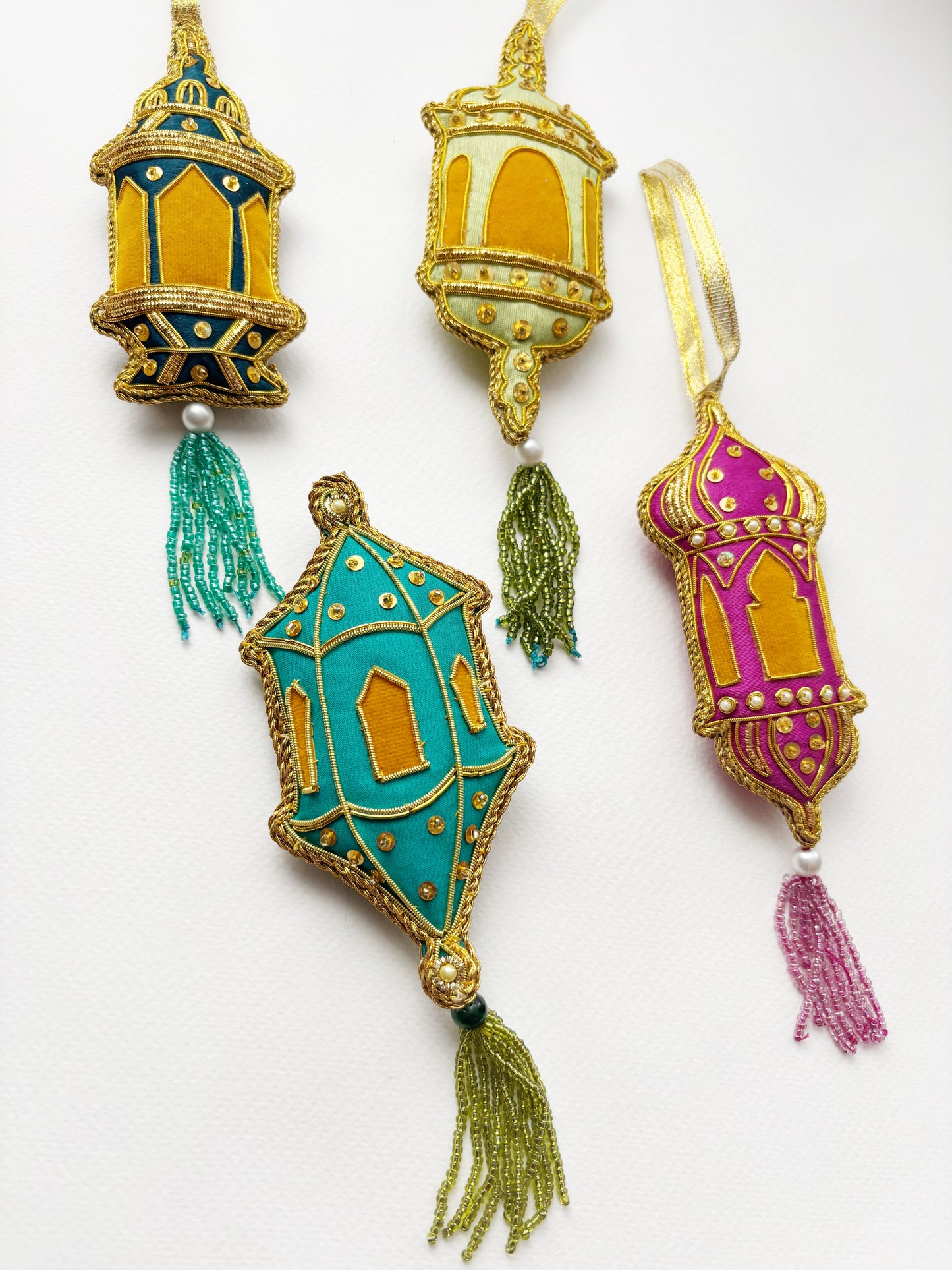 Bejewelled Lantern Heirloom Garland Ornaments