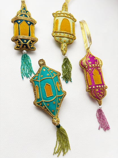 Bejewelled Lantern Heirloom Garland Ornaments