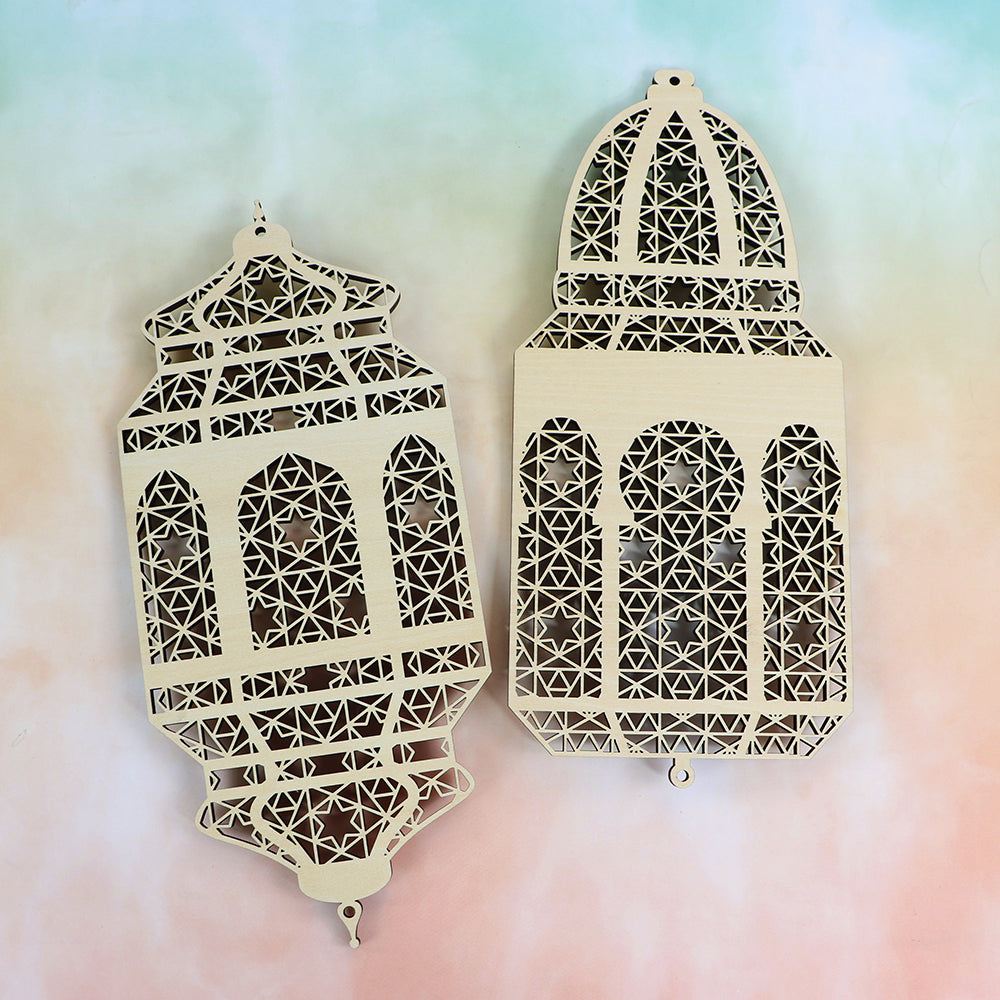 Decorative Wooden Lanterns DIY Craft Kit