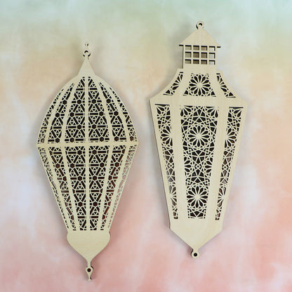 Decorative Wooden Lanterns DIY Craft Kit