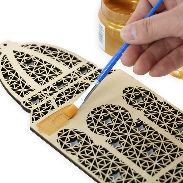 PREORDER Wooden Laser Cut Hanging Lantern DIY Kit - Ramadan, Eid Mubarak, Festive Islamic Decor & Crafts