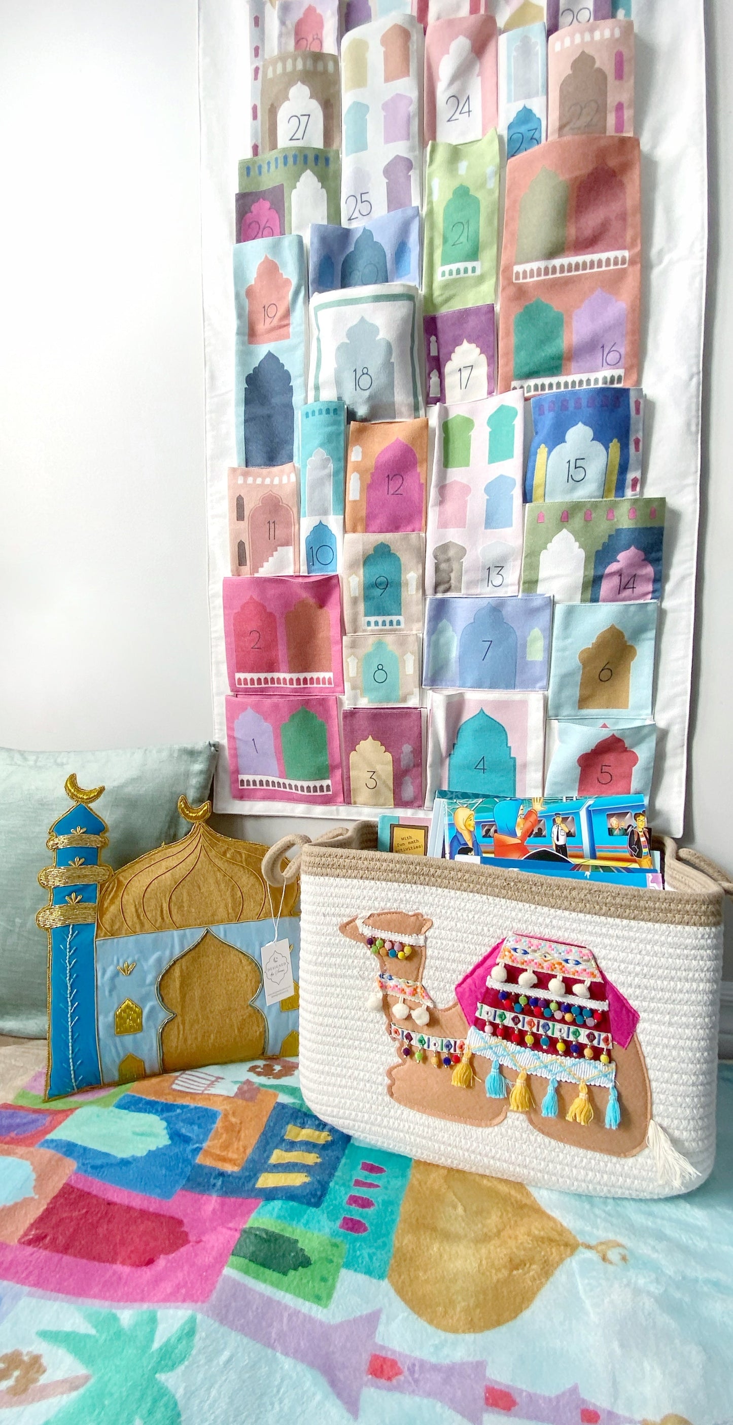 Embroidered Camel Rope Basket | Eid & Ramadan Activity