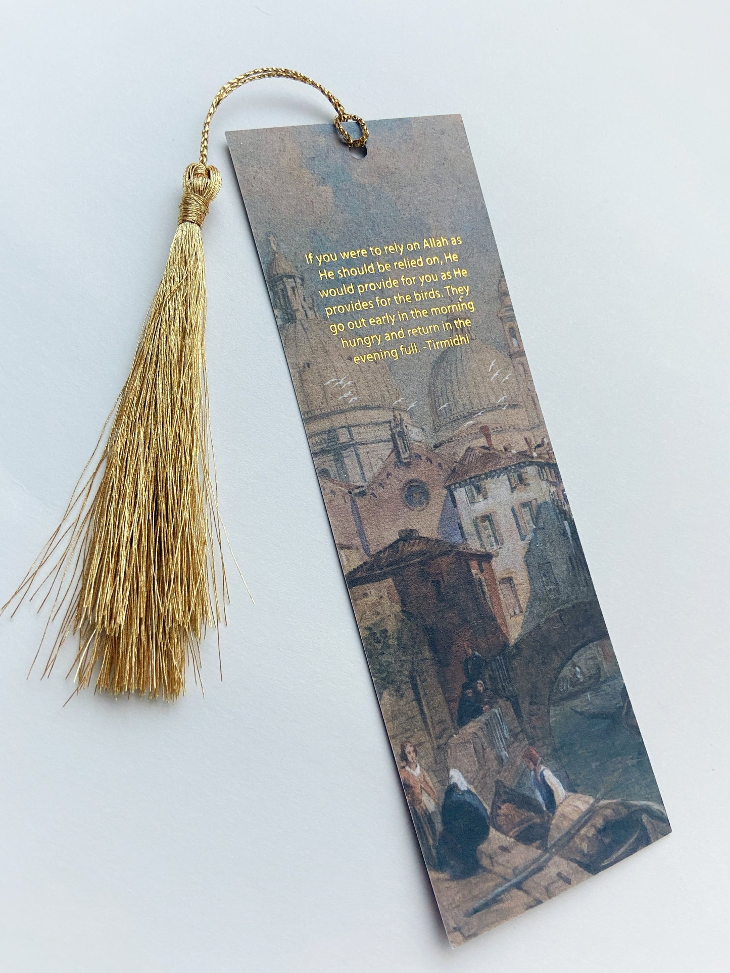 Artisanal Oil Paint Islamic Quote Bookmarks Set Of Three