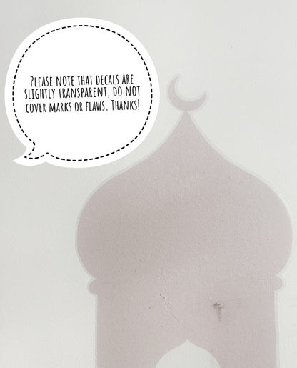 Moon Light Worship Wall Decal Stickers