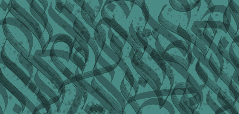 PREORDER Printed Calligraphy Modals Hijabs | Rashida