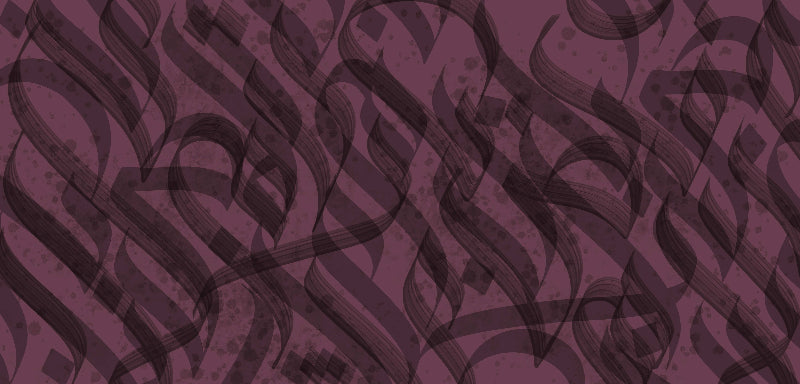 PREORDER Printed Calligraphy Modals Hijabs | Rashida