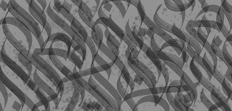 PREORDER Printed Calligraphy Modals Hijabs | Rashida