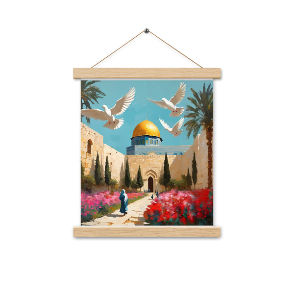 Al Aqsa Dreams | Poster with hangers | 100% of proceeds for Gaza emergency aid
