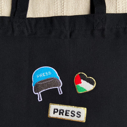 Chenille embroidered iron-on fabric patch