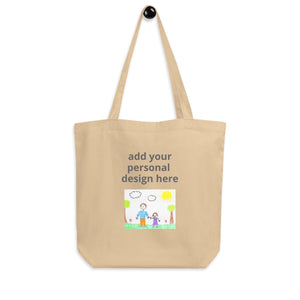 Personalized Add-your-art Tote bag cotton Hand-pressed handmade artwork social justice anti-war reusable environmentally friendly kids art