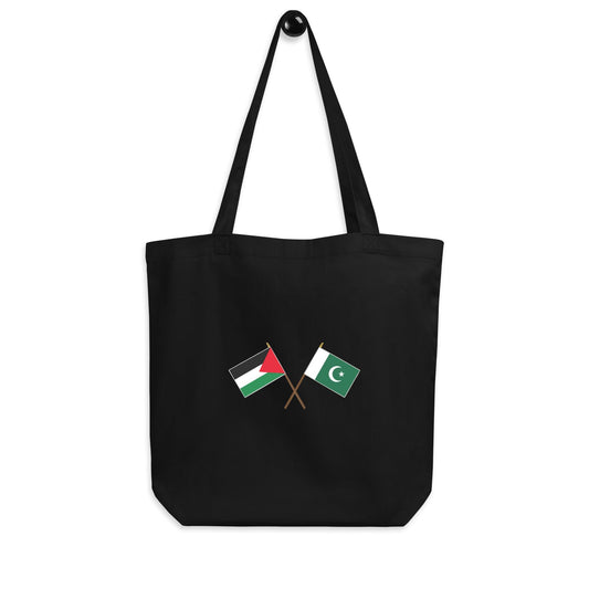 Hand-pressed canvas tote bag