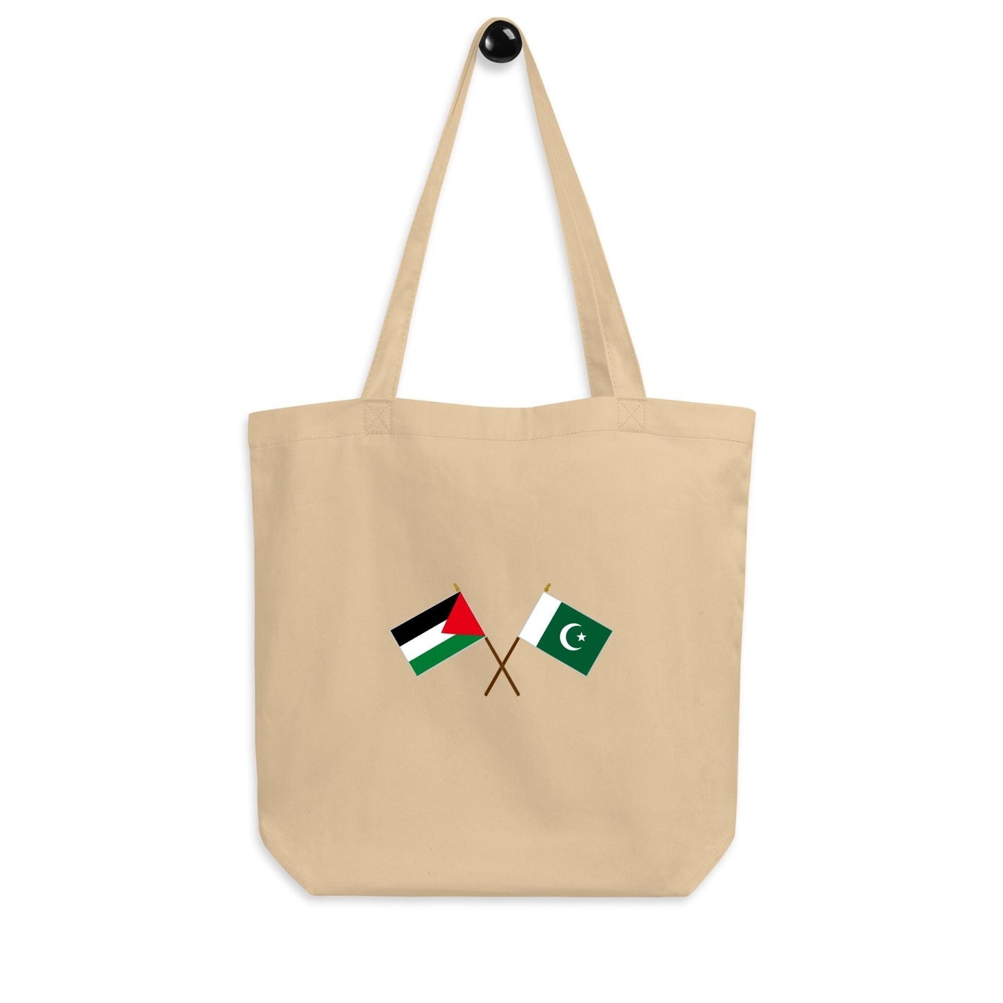 Hand-pressed canvas tote bag