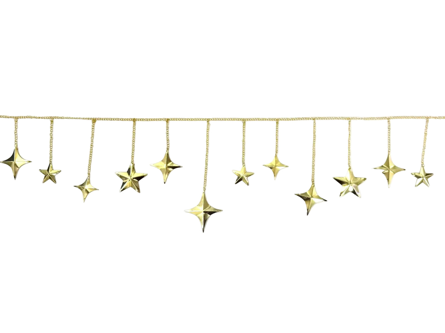 North Star & Sparkle Metal Garland