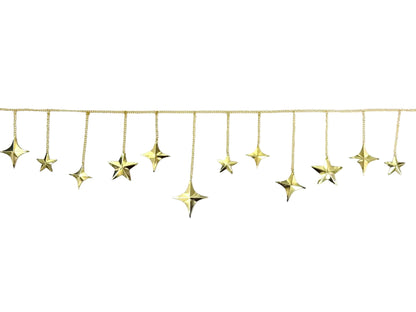 North Star & Sparkle Metal Garland