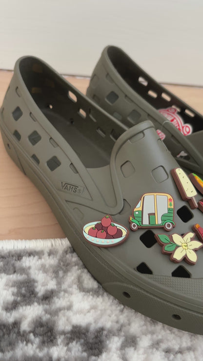 South Asian Croc Charms Set Of 11