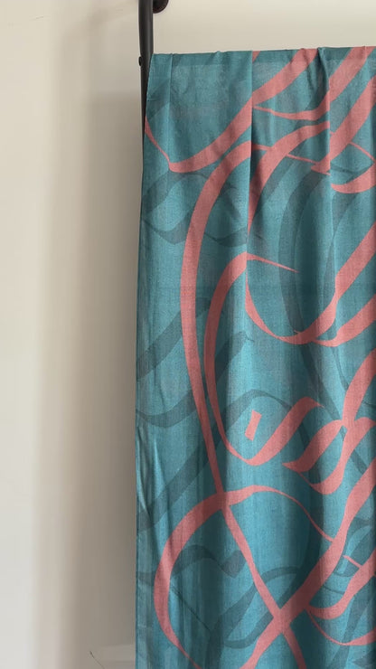 Printed Calligraphy Modals Hijabs | Miraj