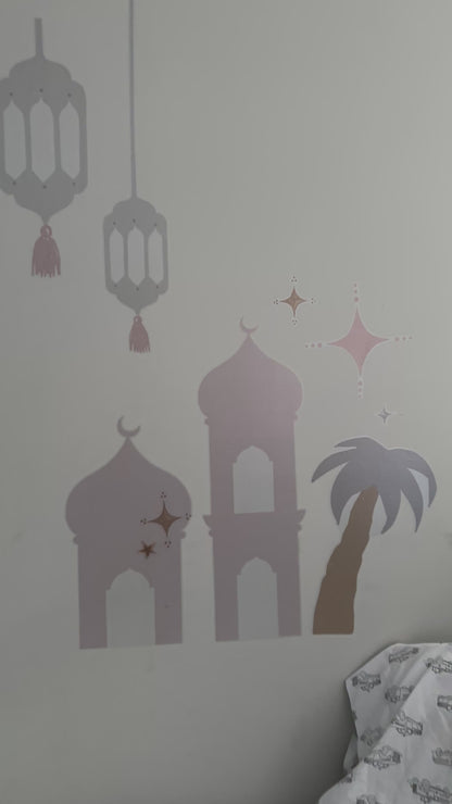 Moon Light Worship Wall Decal Stickers