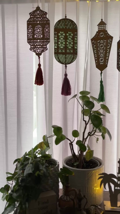 Decorative Light-up Wooden Mosque-Scape DIY Kit