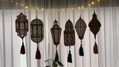 Decorative Wooden Lanterns DIY Craft Kit