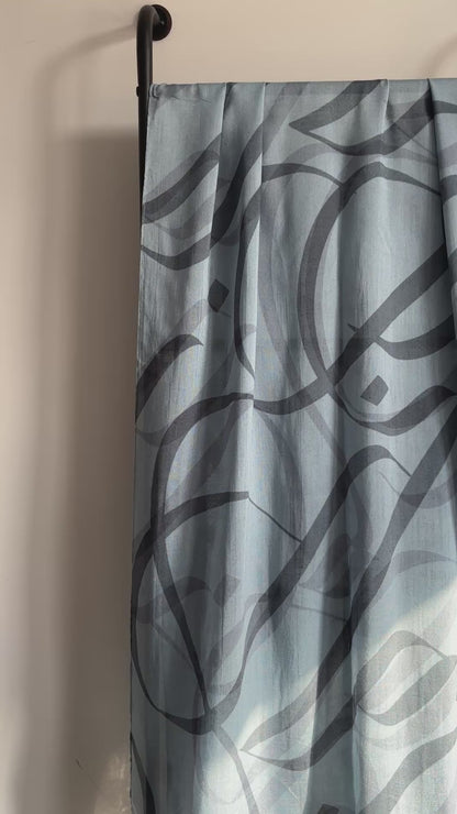 Printed Calligraphy Modals Hijabs | Zakera