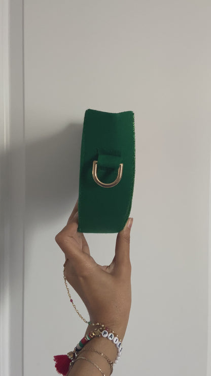 Beaded Palestinian Resistance Watermelon Purse