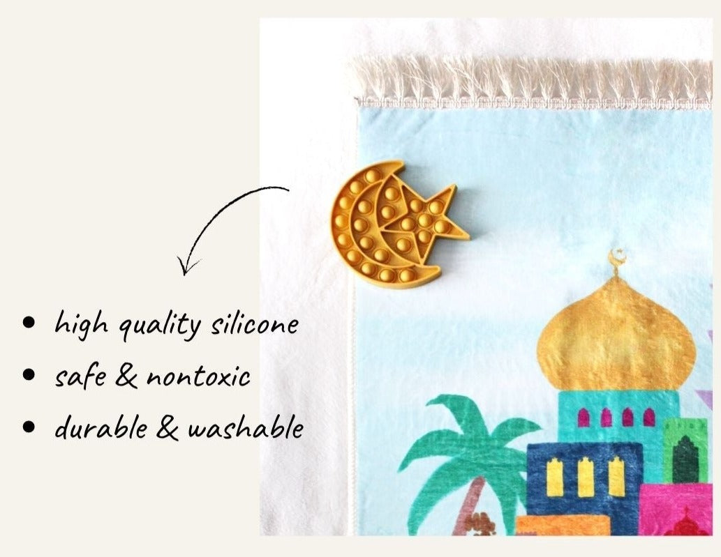 Atara Shop Moon & Star Pop-it Fidget Toy