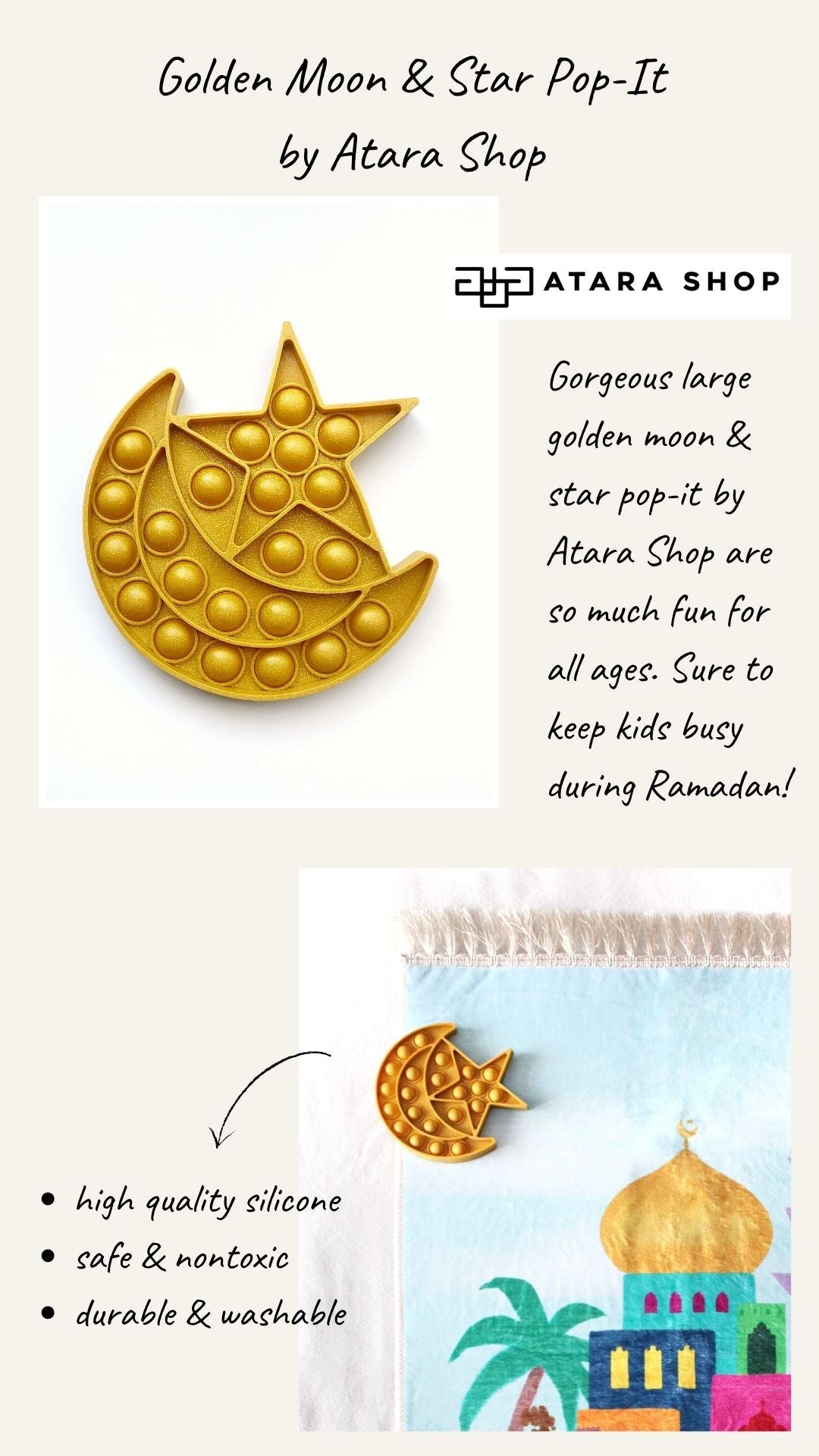 10 Piece Mosque Bag | Featured in Allure Magazine!