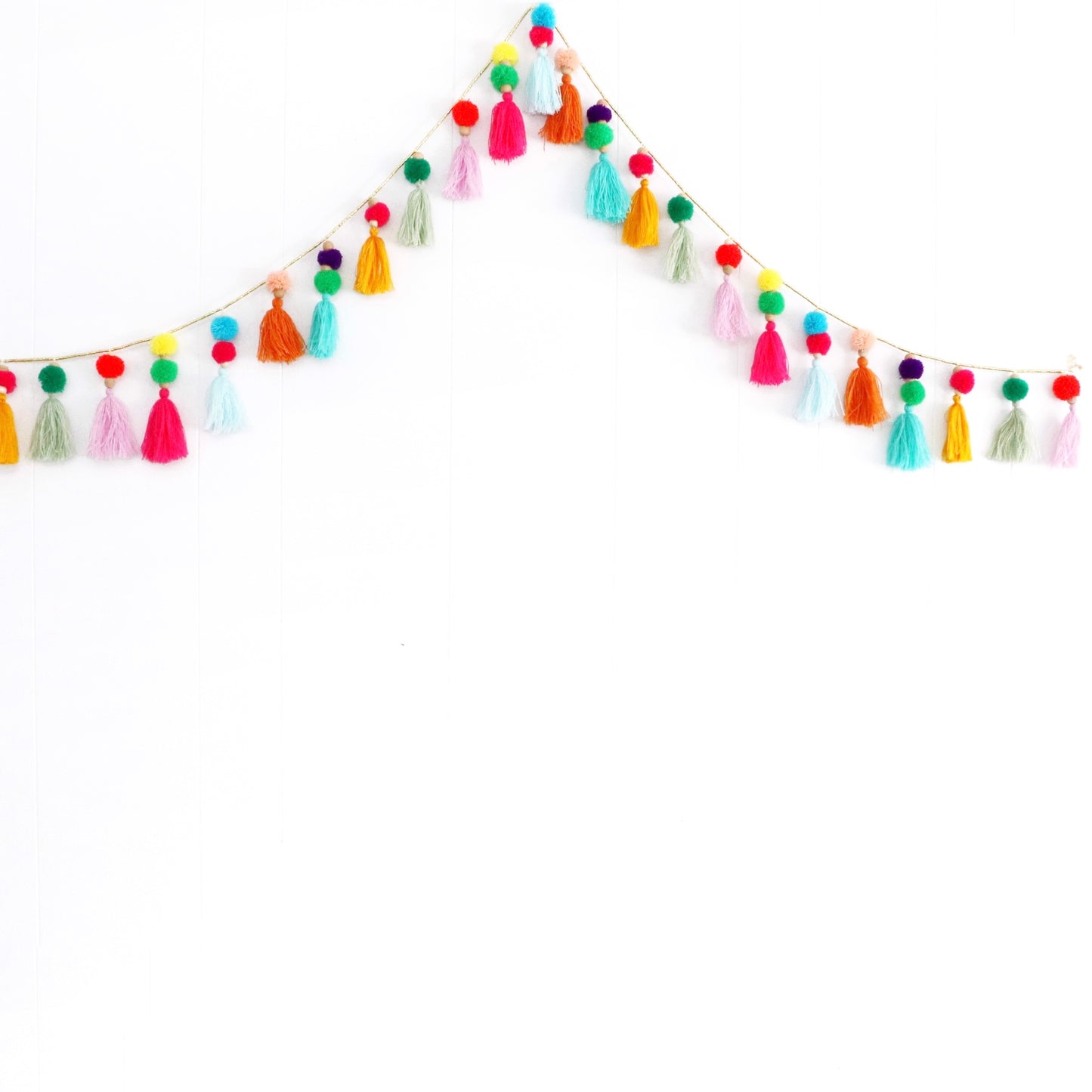 Multicolour Decorative Festive Handmade Tassel Garland
