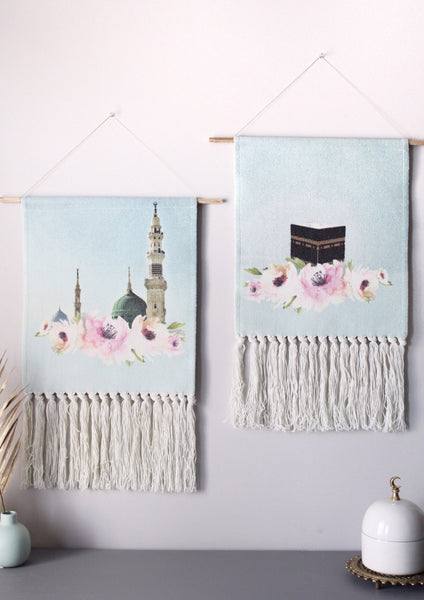 Mecca & Madinah | Wall Art Tapestry | Last chance