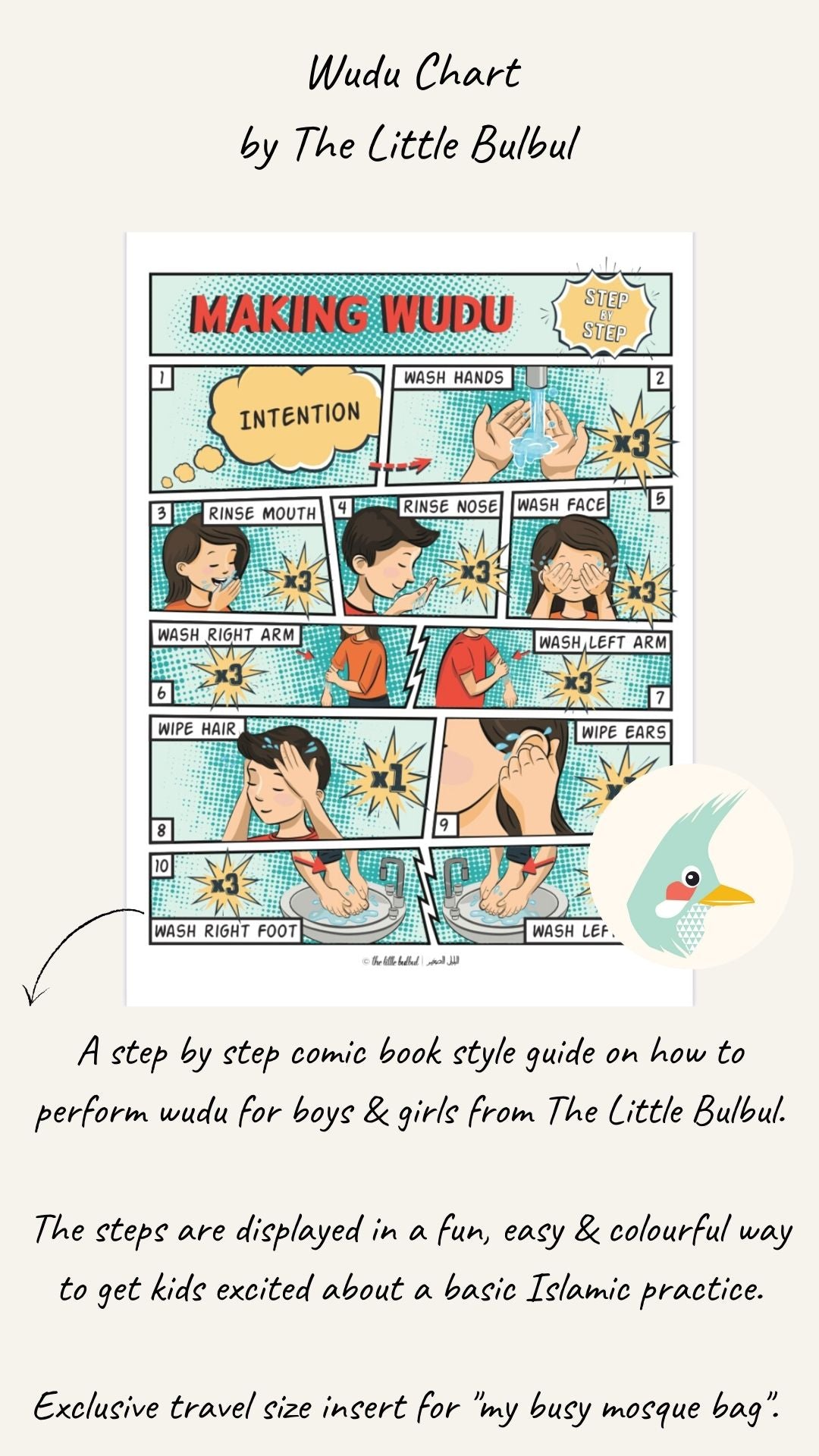 10 Piece Mosque Bag | Featured in Allure Magazine!