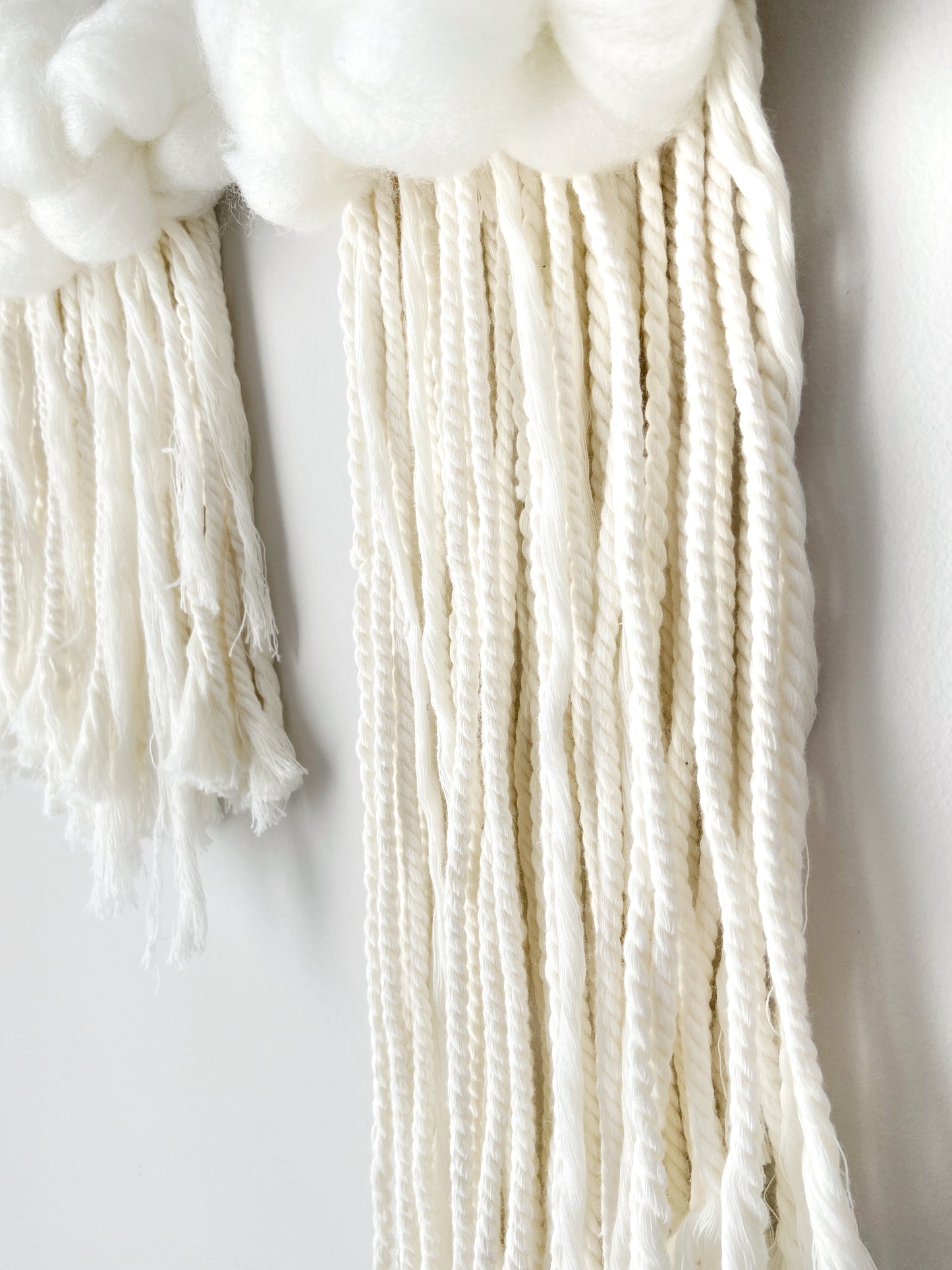 MashAllah Nursery Macramé Neutral Fibre Art