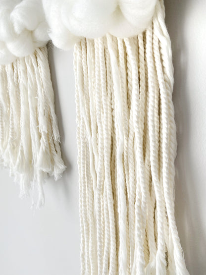 MashAllah Nursery Macramé Neutral Fibre Art