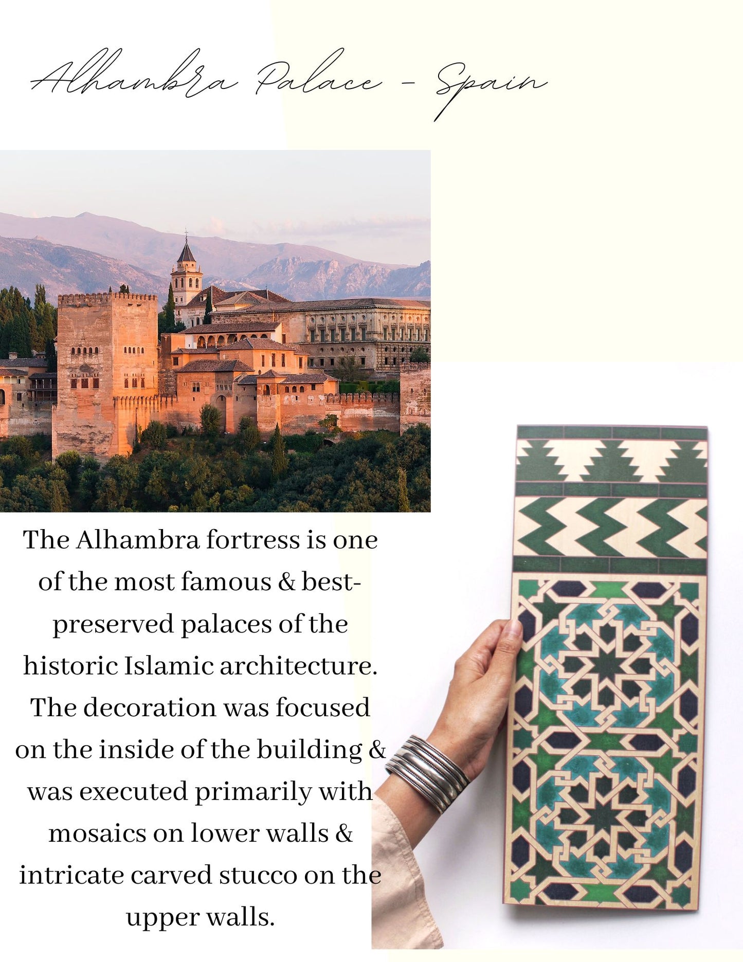 Tile Travel Heritage Collection Decorative Art