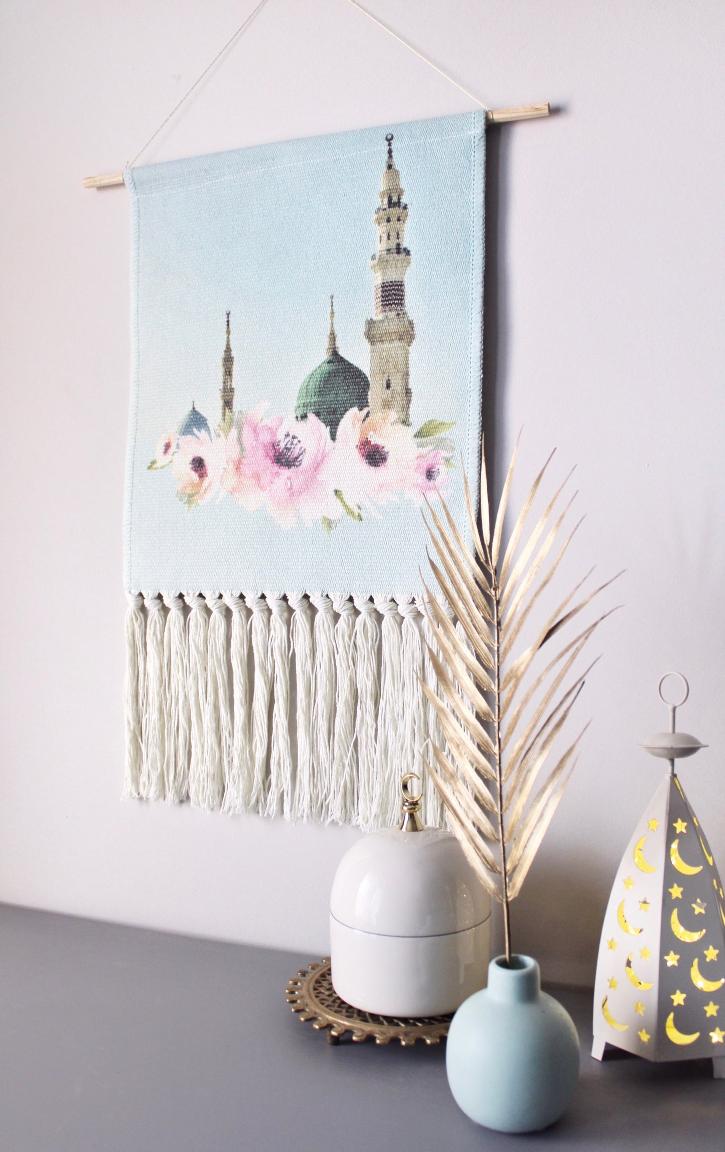 Mecca & Madinah Wall Art Tapestry Home Decor