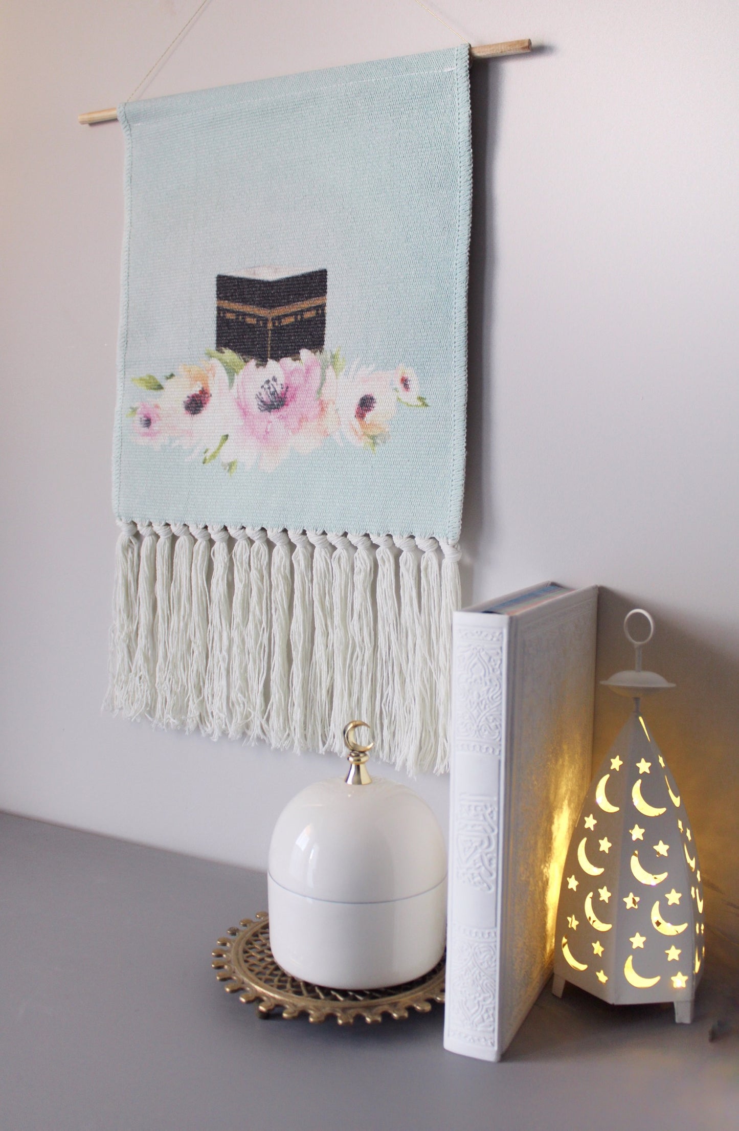 Mecca & Madinah Wall Art Tapestry Home Decor