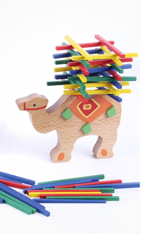 Wooden Camel Stacking Balance Toy