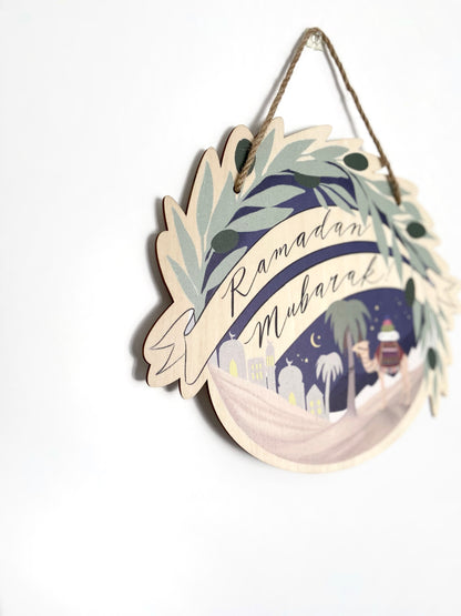 Decorative Ramadan Mubarak Hanging Art