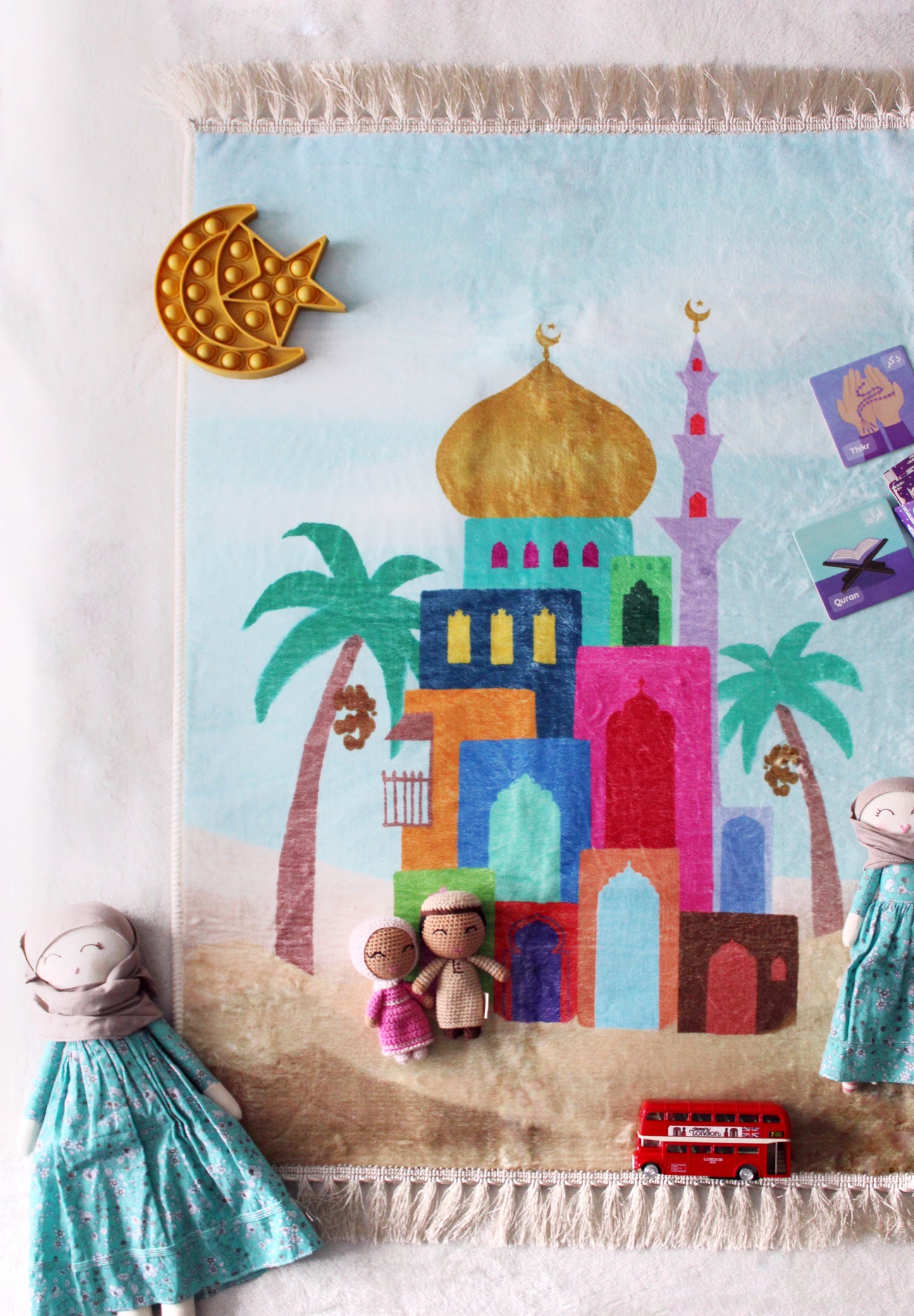 Children’s Padded Velvet Prayer Mat